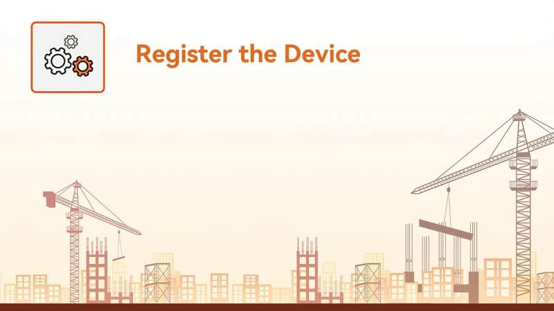 Register the Device